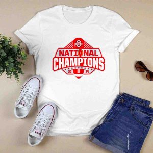 2024 Ohio State Buckeyes National Champions Logo T Shirt