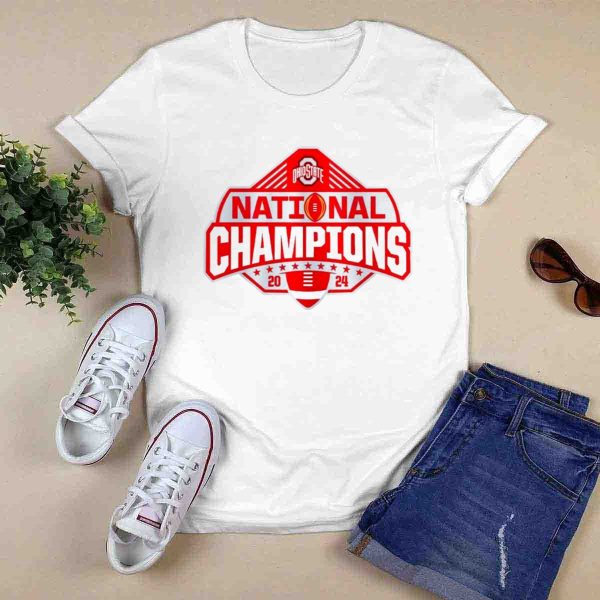 2024 Ohio State Buckeyes National Champions Logo T Shirt Style 1 0