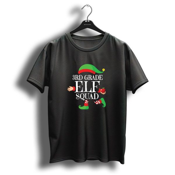 3Rd Grade Elf Squad Merry Christmas Noel Day Teach T Shirt 1 t shirt 1