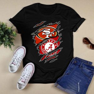 49Ers Alabama Crimson Tide Crossover Fan T Shirt