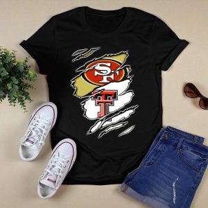 49Ers Sf Logo Texas Tech Red Raiders T-Shirt