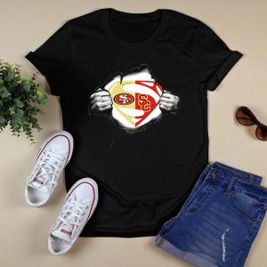 49Ers Usc Trojans Superman Logo Combination T-Shirt