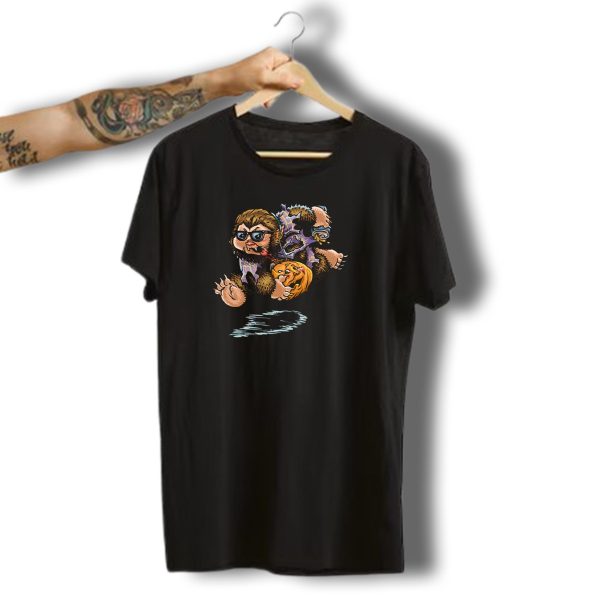 7A Wolfman Warren Halloween Pumpkin Glasses T Shirt t shirt 1