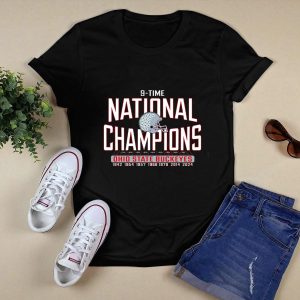 9 Time National Champions 2024 Ohio State Buckeyes T Shirt