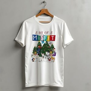 A Bit Of A Misfit Rudolph The Red Nosed Reindeer Christmas Characters With Trees T Shirt