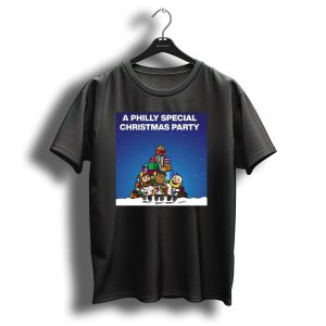 A Philly Special Christmas Party 2024 Presents Stack Joyful Trio T-Shirt
