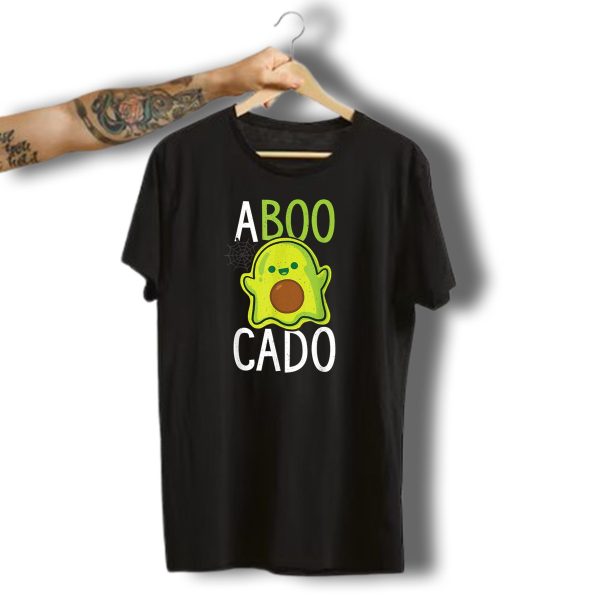 Aboo Cado Ghost Avocado Halloween Funny T Shirt t shirt 1 1
