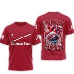 Alabama Crimson Tide 2025 Ncaa I Bleed All-over Print T-Shirt