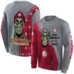 Alabama Crimson Tide Achmed Skull All-over Print Sweatshirt