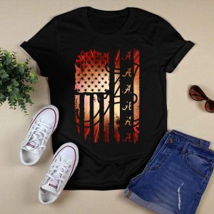 Alabama Crimson Tide American Flag A Aaa Stars And Stripes T Shirt