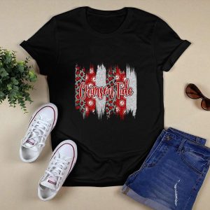Alabama Crimson Tide Brushstroke Leopard Paisley Stripes T Shirt