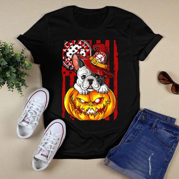 Alabama Crimson Tide Bulldog Halloween Pumpkin T Shirt Style 1 Black 1