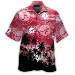 Alabama Crimson Tide Coconut Beach Sunset Summer Hawaiian Shirt