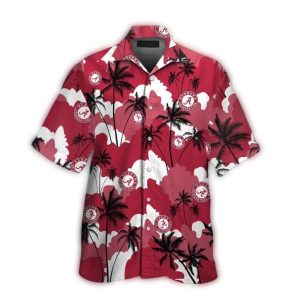 Alabama Crimson Tide Coconut Sunset Pattern Tropical Hawaiian Shirt