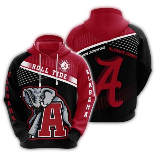 Alabama-Crimson-Tide-Elephant-Black-and-Red-AOP-Hoodie-1 Alabama Crimson Tide Elephant Black and Red AOP Hoodie 1