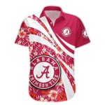 Alabama Crimson Tide Floral In My Heart Hawaiian Shirt