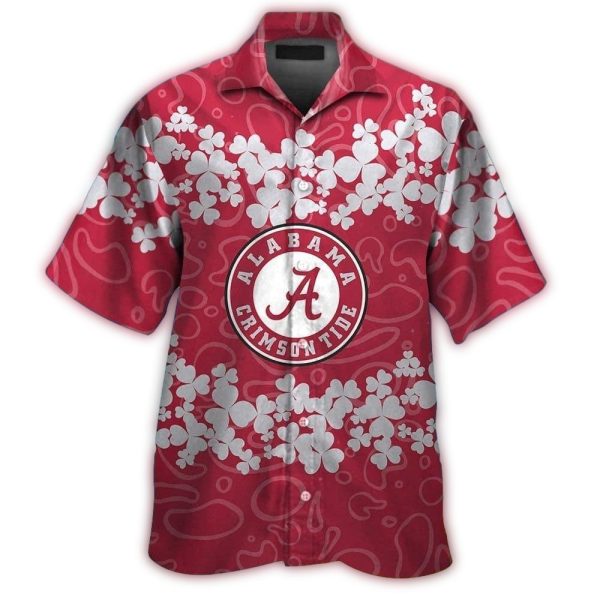 Alabama-Crimson-Tide-Flower-Pattern-Tropical-Hawaiian-Shirt-1 Alabama Crimson Tide Flower Pattern Tropical Hawaiian Shirt 1