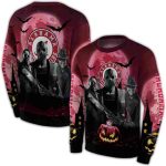 Alabama Crimson Tide Friends Horror Halloween Vibes All-over Print Sweatshirt