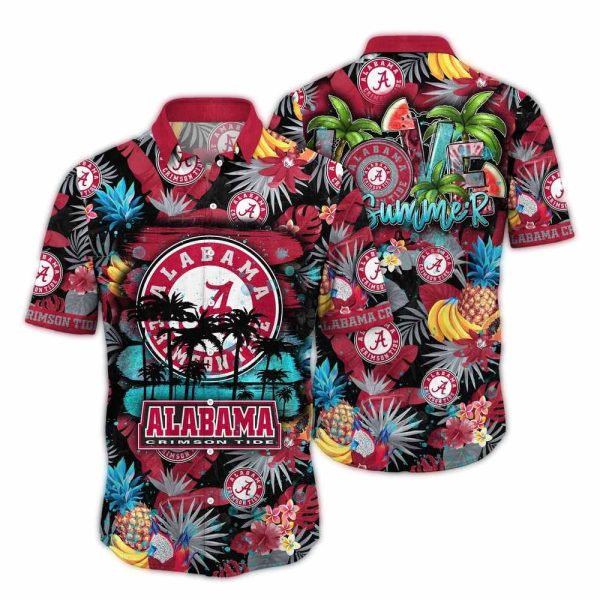 Alabama-Crimson-Tide-Fruit-and-Coconut-Pattern-Tropical-Hawaiian-Shirt-1 Alabama Crimson Tide Fruit and Coconut Pattern Tropical Hawaiian Shirt 1
