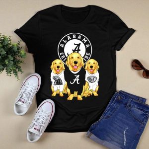 Alabama Crimson Tide Golden Retrievers T Shirt