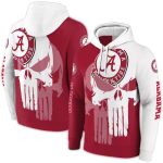 Alabama Crimson Tide Graphic Punisher All-Over Print Hoodie