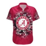 Alabama Crimson Tide Grunge Hawaiian Shirt
