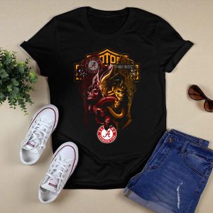 Alabama Crimson Tide Hd Skulls And Serpents T Shirt