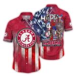 Alabama Crimson Tide Happy 4th Of July Hawaiian Shirt