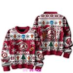 Alabama Crimson Tide Hat Santa Christmas Ugly Sweater