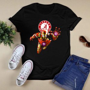 Alabama Crimson Tide Iron Man Crossover T Shirt