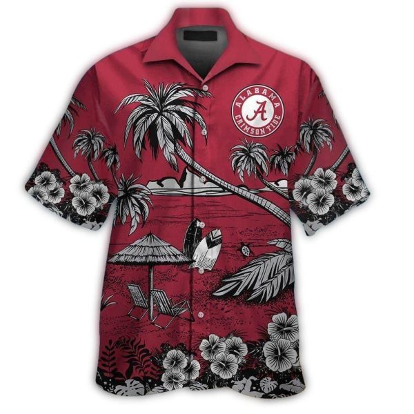 Alabama Crimson Tide Island Summer Vacation Hawaiian Shirt 1