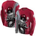 Alabama Crimson Tide Jack Skellington All-over Print Sweatshirt