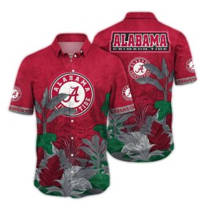 Alabama Crimson Tide Landscape Vintage Hawaiian Shirt