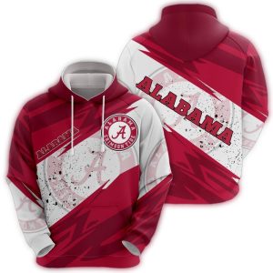 Alabama Crimson Tide Legendary Logo All-Over Print Hoodie
