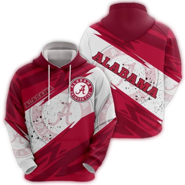 Alabama Crimson Tide Legendary Logo AOP Hoodie 1