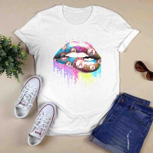 Alabama Crimson Tide Lips Glitter T-Shirt