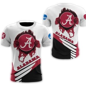 Alabama Crimson Tide Logo Team All-over Print T-Shirt