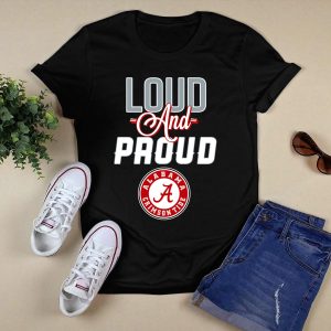 Alabama Crimson Tide Loud And Proud Enthusiast Spirit T Shirt