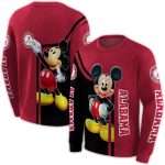 Alabama Crimson Tide Mickey Mouse All-over Print Sweatshirt