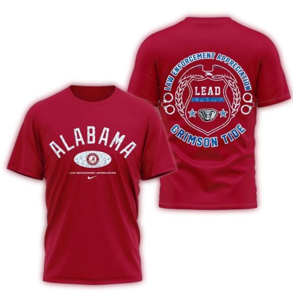 Alabama Crimson Tide NCAA Law Appreciation Month Unisex 3D Shirt 1