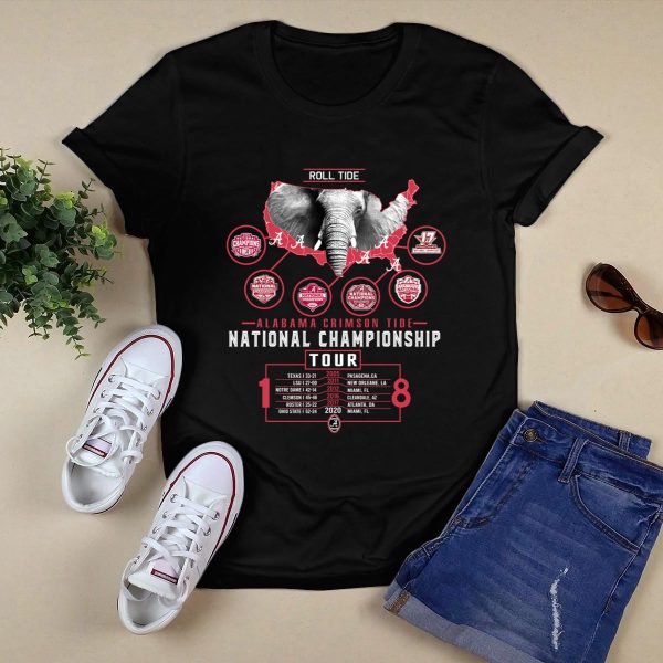 Alabama Crimson Tide National Championship 2021 Shirt Style 1 Black 1