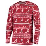 Alabama Crimson Tide Pattern Christmas Ugly Sweater