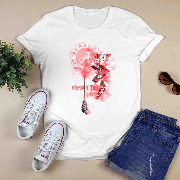 Alabama Crimson Tide Roll Tide Fan Art Chtnca1001 T Shirt Style 1 0