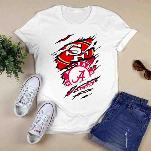 Alabama Crimson Tide San Francisco 49Ers Fusion T-Shirt