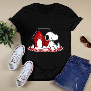 Alabama Crimson Tide Snoopy Now And Forever Fan House T Shirt