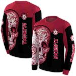 Alabama Crimson Tide Sugar Skull All-over Print Sweatshirt