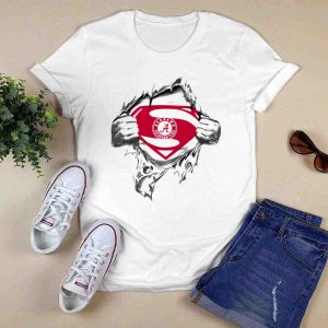 Alabama Crimson Tide Superhero Logo Rip T-Shirt