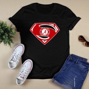 Alabama Crimson Tide Superman T Shirt