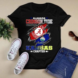 Alabama Crimson Tide Territory Kansas Chapter T Shirt