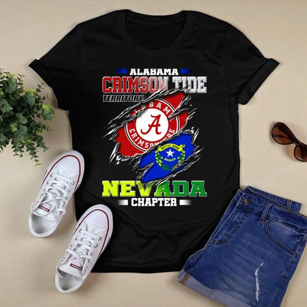Alabama Crimson Tide Territory Nevada Chapter T Shirt Style 1 Black 1